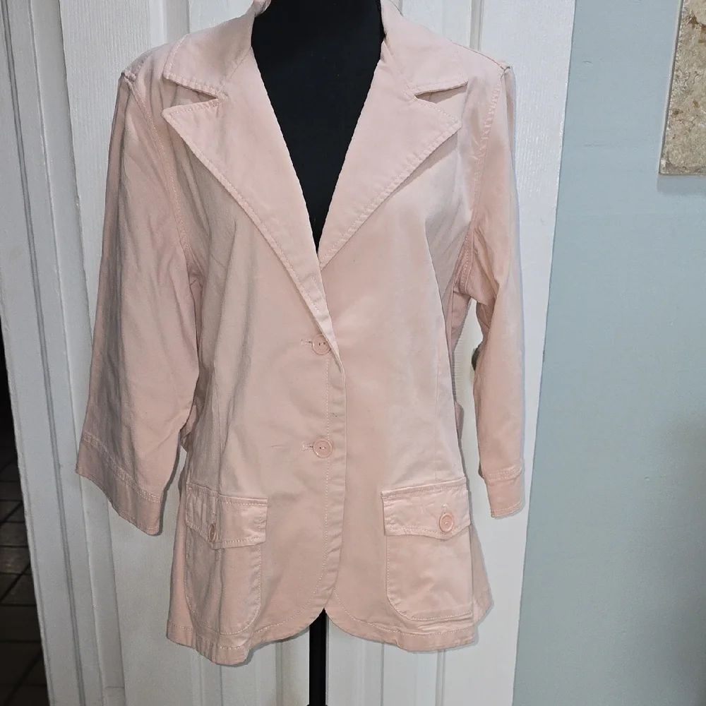Live*Life by Sanctuary Pink Blazer Woman's Size XL - Picture 2 of 15